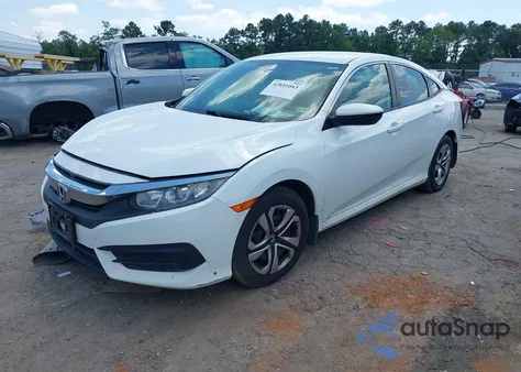 2016 Honda Civic Lx из США, поврежденный, VIN 19XFC2F54GE077035